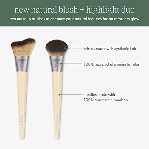 EcoTools Blush + Highlight Brush Duo Set - Image 4