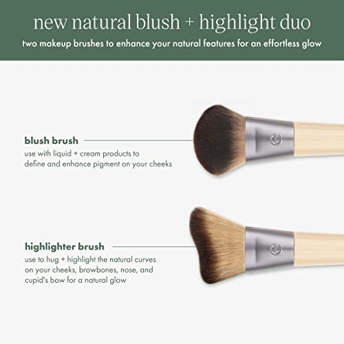 EcoTools Blush + Highlight Brush Duo Set - Image 5
