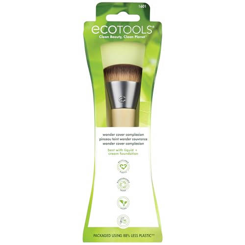 EcoTools Wonder Cover Complexion Brush, Flawless Foundation Application - Image 2