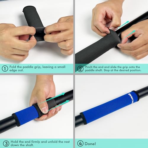 EDSRDPLT Kayak Non-Slip Ultra-Light Paddle Grips - Image 4