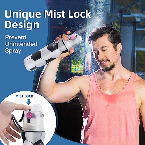 efiLneerG Insulated Sports Water Bottle With Spray - Image 3