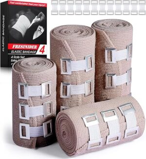 FRESINIDER Elastic Bandage Wrap 4 Pack
