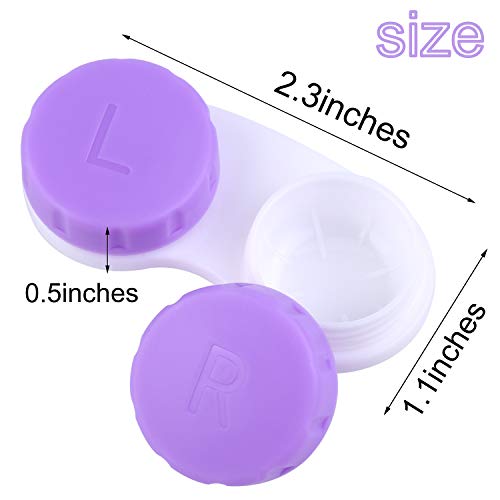Elcoho 24 Pack Contact Lens Holder Box - Image 2