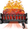 Alpaca Electric Fireplace Logs Heater With Remote