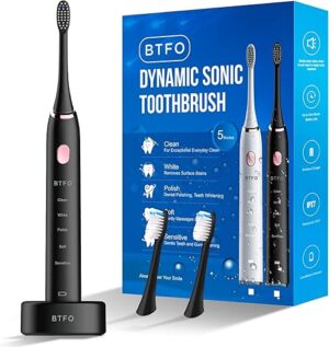 BTFO Electric Toothbrush With 5 Modes