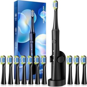 TEETHEORY Electric Toothbrush With Holder & Heads