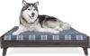 Furhaven Elevated Dog Bed Frame, Gray Wash