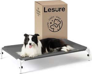 LE SURE Elevated Raised Outdoor Cooling Dog Bed