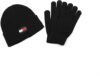 Tommy Hilfiger Embroidered Flag Watch Cap And Glove Set
