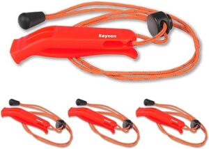 Eayson Emergency Whistle With Adjustable Lanyard