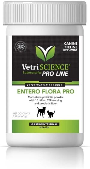 VETRISCIENCE Entero Flora Pro – Pet Probiotics Powder