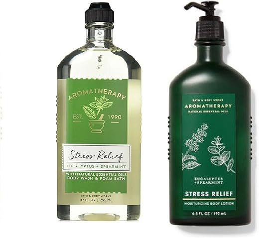 Bath & Body Works Eucalyptus Spearmint Stress Relief Set
