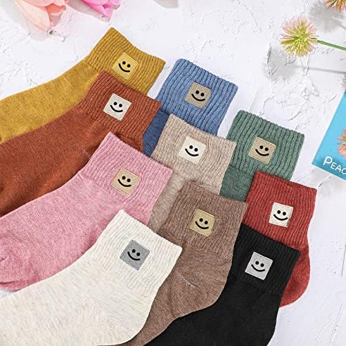 Eurzom 10 Pairs Elastic Ankle Cotton Socks - Image 3