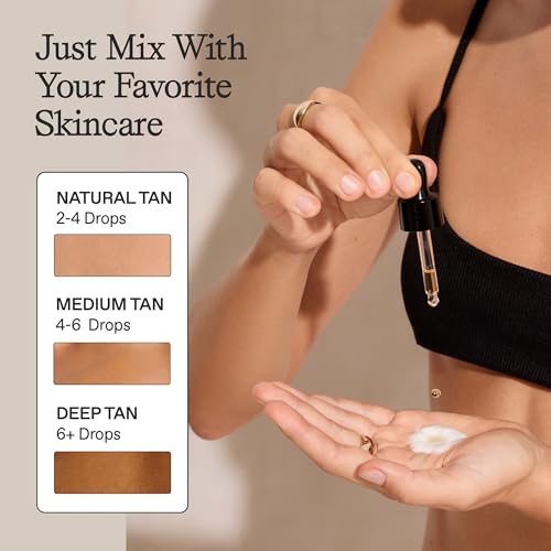 EVERYDAY HUMANS Glowing Self Tanning Drops, Fragrance Free - Image 4