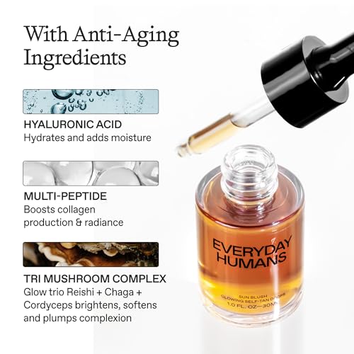 EVERYDAY HUMANS Glowing Self Tanning Drops, Fragrance Free - Image 5