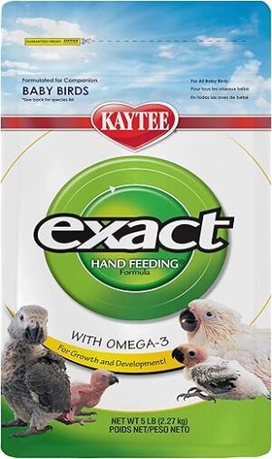 Kaytee Exact Hand Feeding Bird Baby Food, 5 Pound