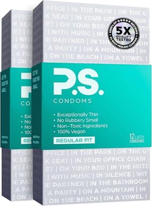PS Exceptionally Thin Latex Condoms – 24 Pack