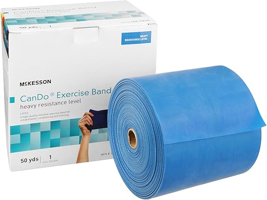 McKesson Exercise Resistance Band - Blue, Heavy Resistance