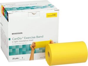 McKesson Exercise Resistance Band - Extra Light, Yellow