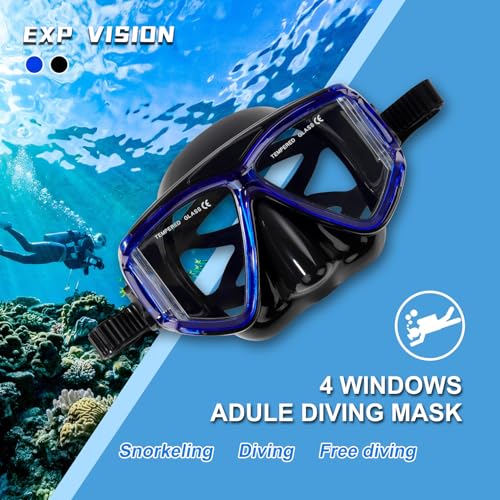EXP VISION Pano 4 Anti Fog Scuba Diving Mask - Image 3