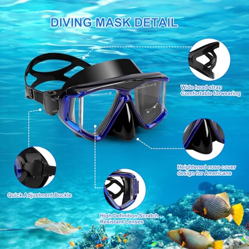 EXP VISION Pano 4 Anti Fog Scuba Diving Mask - Image 4