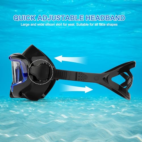 EXP VISION Pano 4 Anti Fog Scuba Diving Mask - Image 5