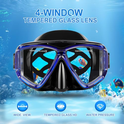 EXP VISION Pano 4 Anti Fog Scuba Diving Mask - Image 2