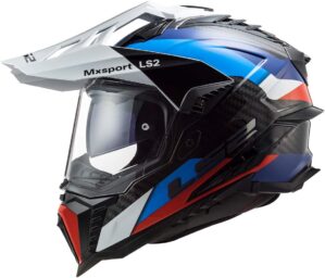 LS2 Explorer Carbon Adventure Helmet (Frontier Black Blue)