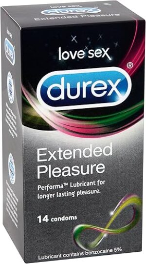 Durex Extended Pleasure Condoms – 14 Pack