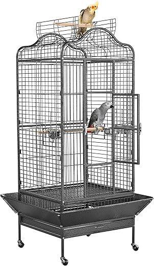 Yaheetech Extra Large Bird Cage 63'' Open Play Top