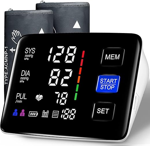 LIVAROCI Extra Large Blood Pressure Monitor, LED Screen