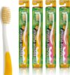 MOUTHWATCHERS Extra Soft Kids Toothbrushes, 4 Pack