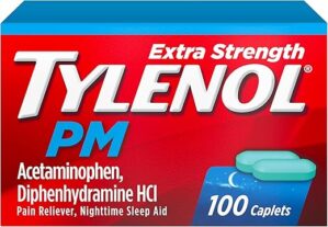 Tylenol Extra Strength Nighttime Pain Reliever Caplets