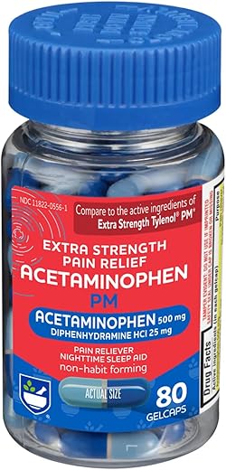 Rite Aid Extra Strength PM Pain Relief Gelcaps