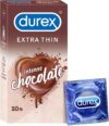 Durex Extra Thin Chocolate Flavoured Condoms – 10s