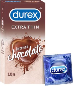 Durex Extra Thin Chocolate Flavoured Condoms - 10s