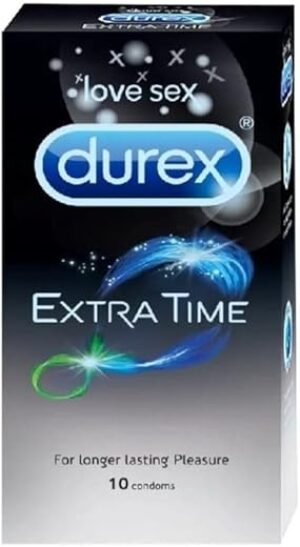 Durex Extra Time Condoms For Extended Pleasure (10s)