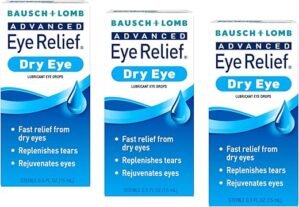 Bausch + Lomb Eye Drops For Dry Eyes & Redness Relief, 0.5 Fl Oz