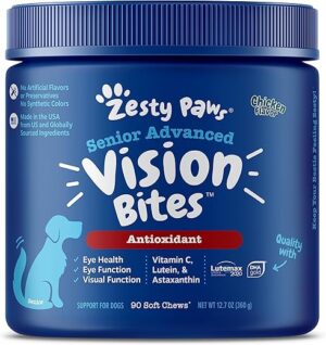 Zesty Paws Eye Supplement For Dogs – Vision Support