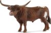 Schleich Farm Animal Texas Longhorn Bull Toy