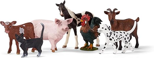 Schleich Farm World 7-Piece Animal Gift Set