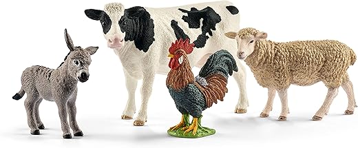 Schleich Farm World Starter Set: 4 Toy Animals