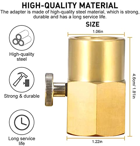 Farwind Soda Refill CO2 Cylinder Kit, Gold - Image 2