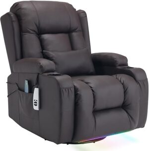 URRED Faux Leather Power Recliner Chair