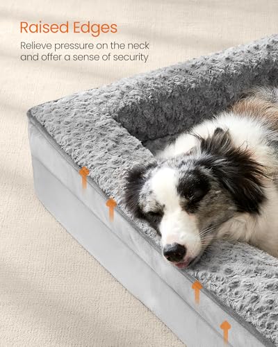 Feandrea Orthopaedic Dog Bed, Waterproof, UPGW252G01 - Image 4
