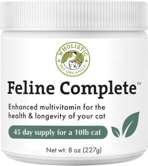 Wholistic Pet Organics Feline Complete Multivitamin & Probiotic Powder