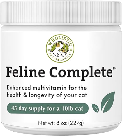 Wholistic Pet Organics Feline Complete Multivitamin & Probiotic Powder