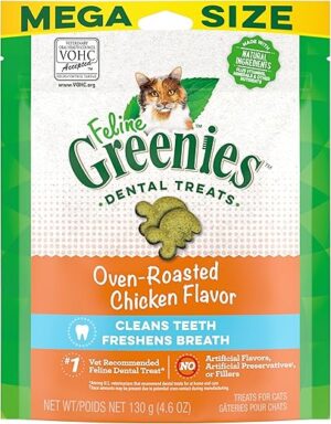 Greenies Feline Dental Care Cat Treats, Chicken