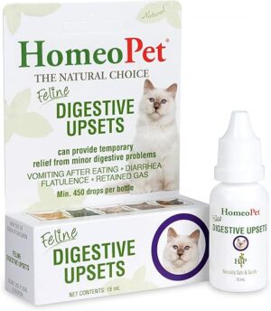 HomeoPet Feline Digestive Support Supplement, 15ml