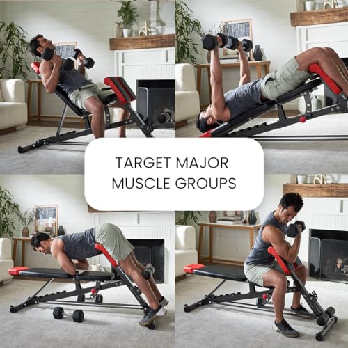 FF Finer Form Multi-Functional FID Weight Bench for Workout - Image 4